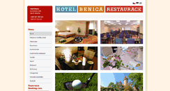 Desktop Screenshot of benica.cz